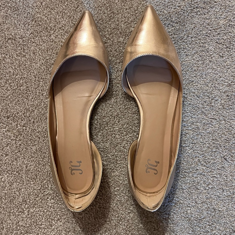 Journee Rose Gold Ballet Flats